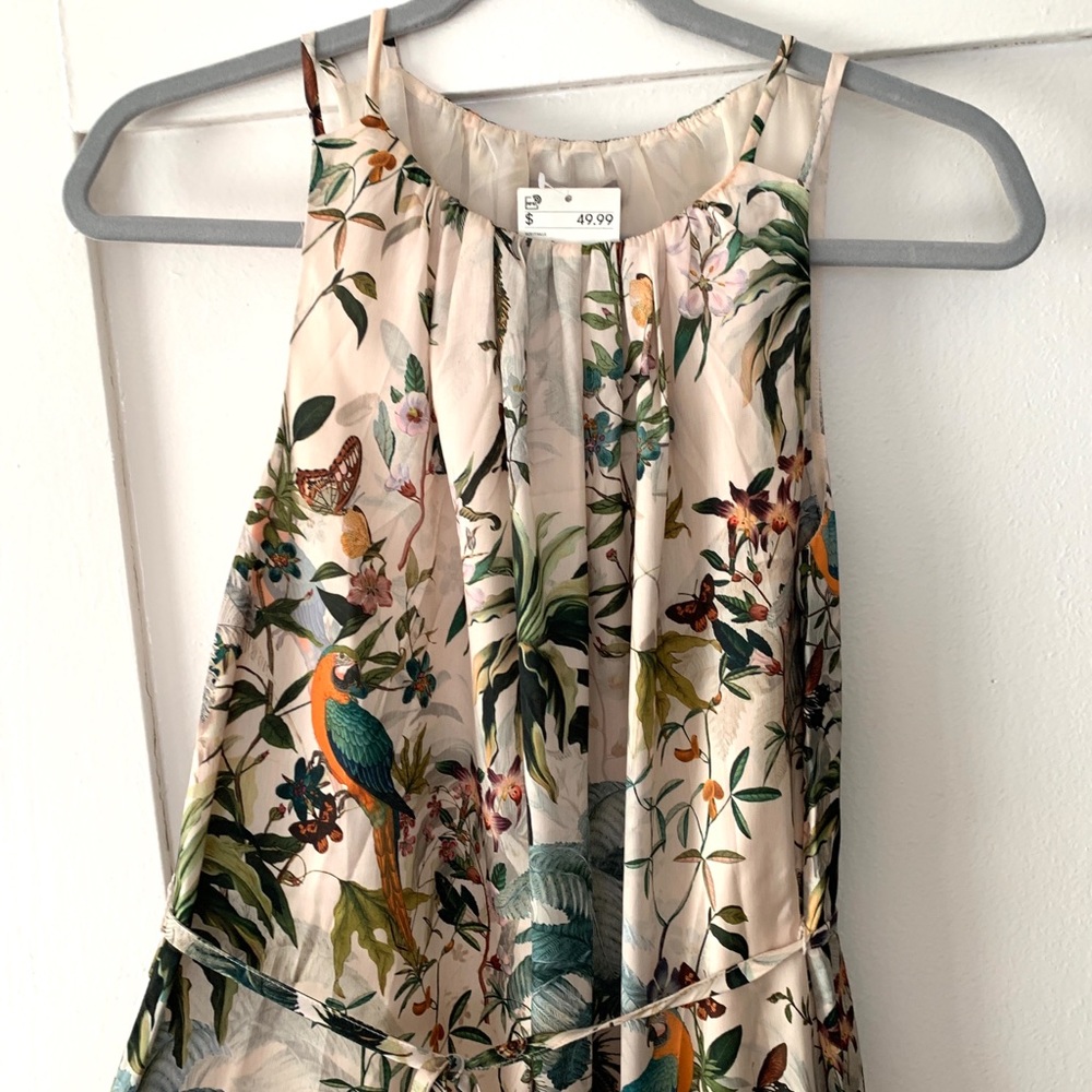 White Lotus Floral Dress fits up to Sz 4